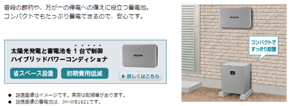 シャープ クラウド蓄電池システム6.5kWh