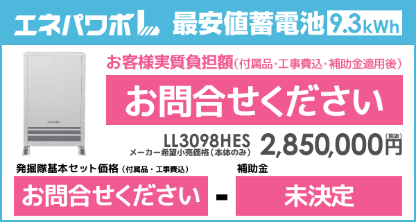 エネパワボLを最安値でご提案