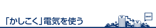 「かしこく」電気を使う